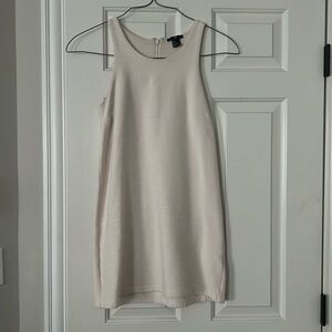 Cream textured dress